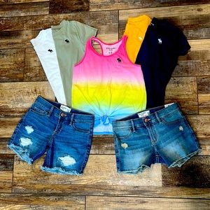 Lot of Abercrombie girl size 9/10
